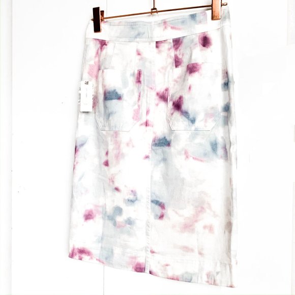NWT anthropologie kimmie tie-dye tulip midi skirt - Picture 8 of 9